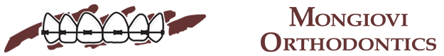 Image of the Mongiovi Orthodontics logo in brown-red, Mongiovi Orthodontics, Orthodontists in West Chester PA, Orthodontists in Wilmington DE, Orthodontists in Kennett Square, Orthodontists in Chadds Ford